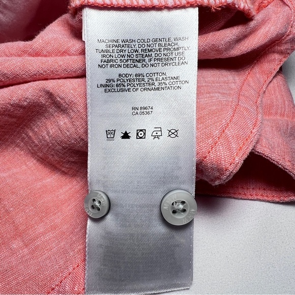 Mountain Hardwear Long Sleeve Button Down Shirt- Size XL - Orange colored - Picture 7 of 10